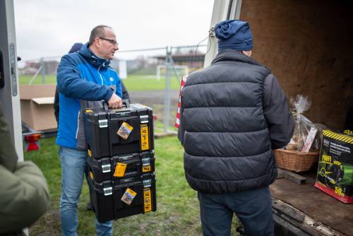 Przekazanie darów dla Złoczowa (Ukraina) CKiS w Pruszczu Gdańskim 27.12.2022 r.